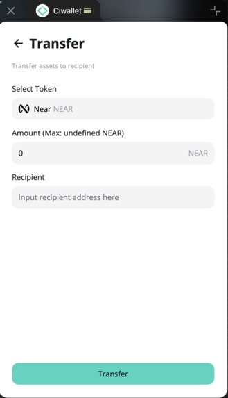 Ciwallet - Telegram based Crypto Wallet – screenshot 1