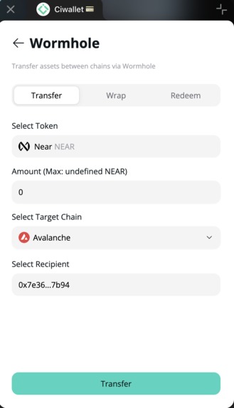 Ciwallet - Telegram based Crypto Wallet – screenshot 2