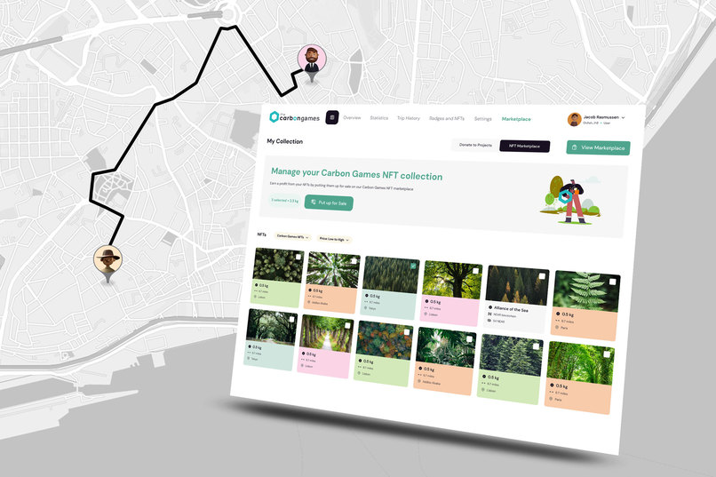 The Carbon Games - Carpool CO₂ Proof of Impact Marketplace – screenshot 1