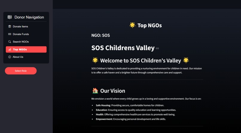 NexusNGO – screenshot 1