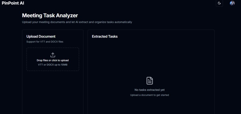 Pinpoint AI - Your Meeting Task Assistant – screenshot 2