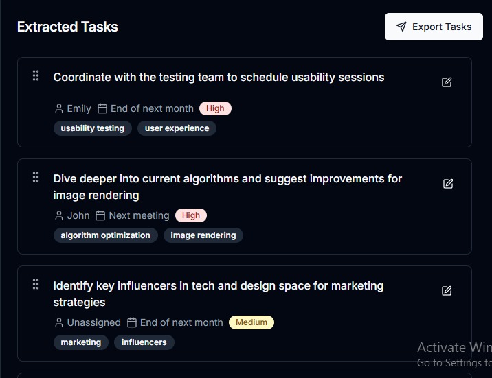 Pinpoint AI - Your Meeting Task Assistant – screenshot 4