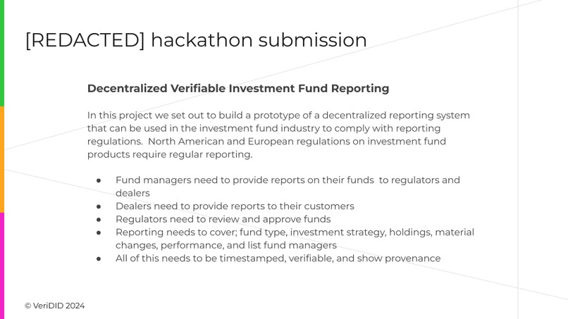 Decentralized Verifiable Investment Fund Reporting – screenshot 3