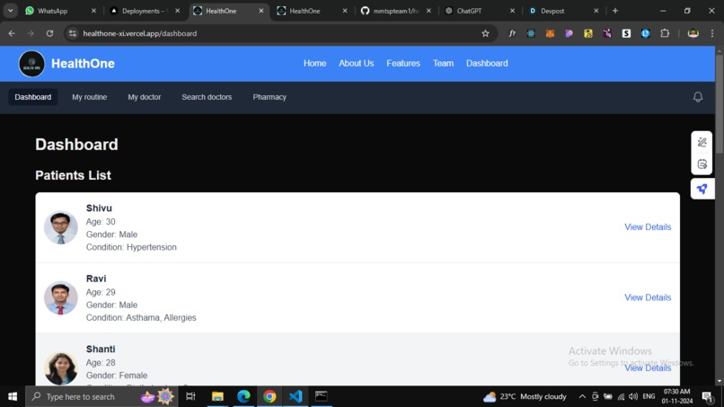 Healthone - Your Virtual Health Companion – screenshot 2