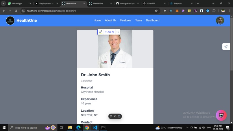 Healthone - Your Virtual Health Companion – screenshot 4
