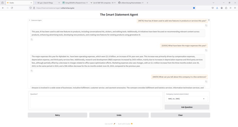 The $mart $tatement Agent – screenshot 1