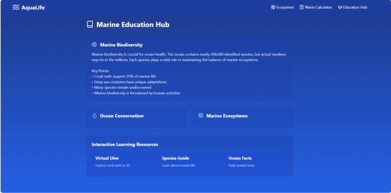 BlueConserve: Virtual Marine Sanctuary – screenshot 4