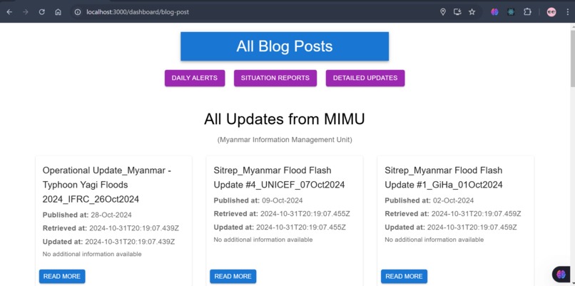 #Myanmar Flood Platform – screenshot 8