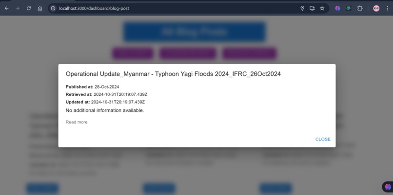 #Myanmar Flood Platform – screenshot 10
