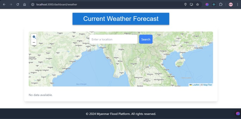 #Myanmar Flood Platform – screenshot 3