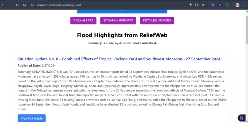 #Myanmar Flood Platform – screenshot 9