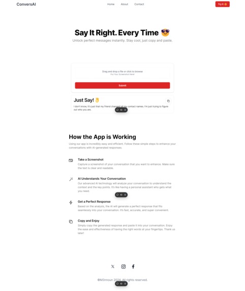 ConversAI – screenshot 2
