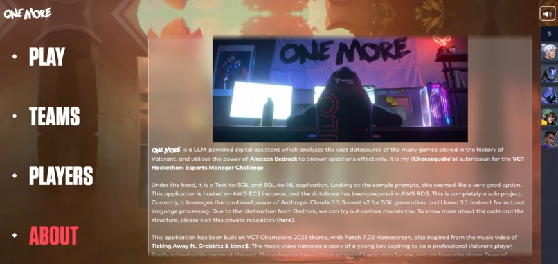 One More - the VALORANT Esports Digital Assistant – screenshot 5