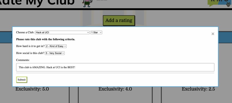 Rate My Club – screenshot 2