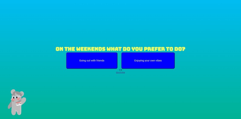 Petr Personality Quiz – screenshot 3