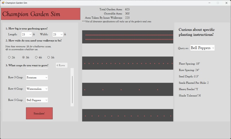 Champion Garden Sim – screenshot 1