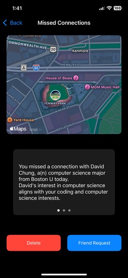 Missed Connections – screenshot 1
