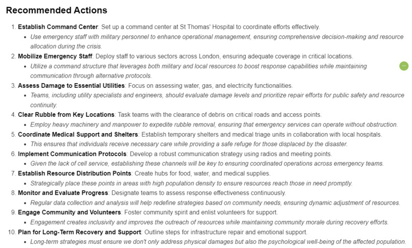 Making Machines Plan - Disaster Response – screenshot 2