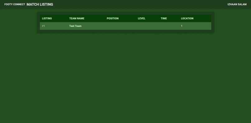 FootyConnect – screenshot 2