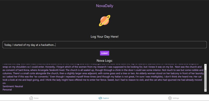 NovaDaily – screenshot 2