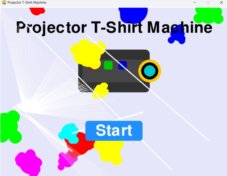 Projector T-Shirt Machine – screenshot 2