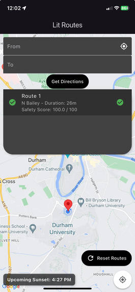 Lit Routes App – screenshot 2