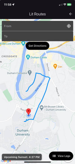 Lit Routes App – screenshot 1