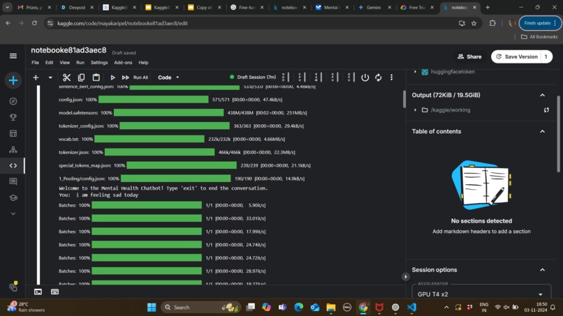 Gemini Mental Health Assistant – screenshot 1