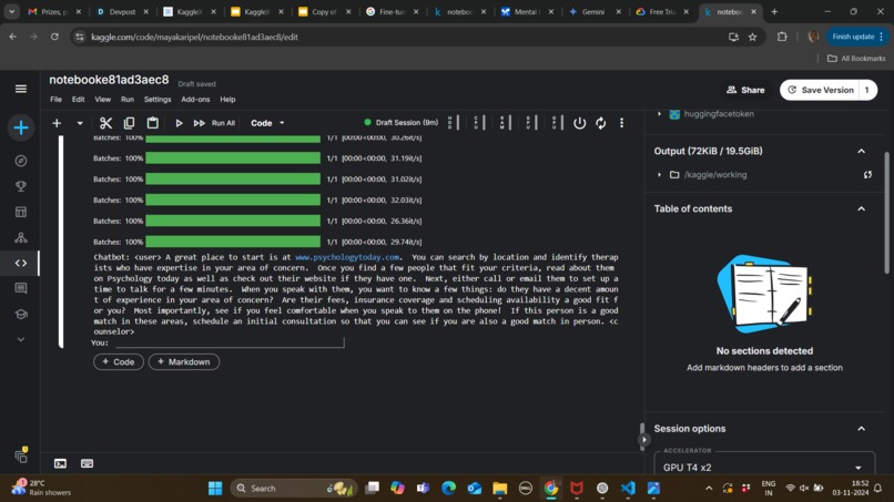 Gemini Mental Health Assistant – screenshot 2