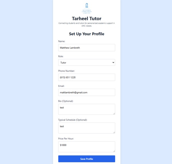 Tar Heel Tutor – screenshot 2