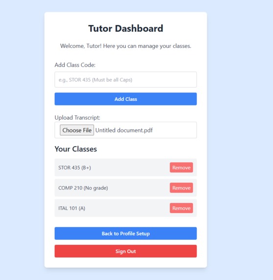 Tar Heel Tutor – screenshot 3