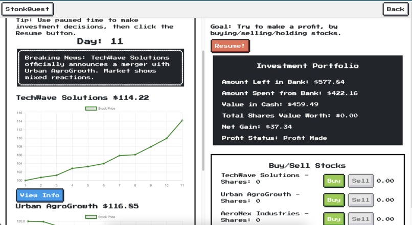 StonkQuest – screenshot 5