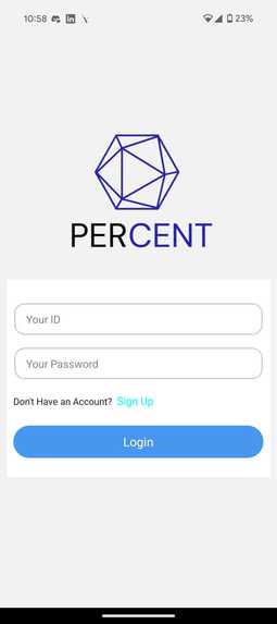 PerCent – screenshot 2