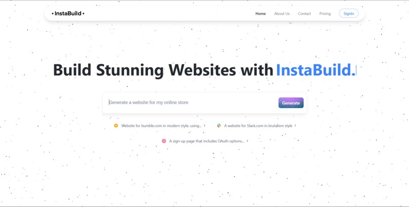 InstaBuild – screenshot 1