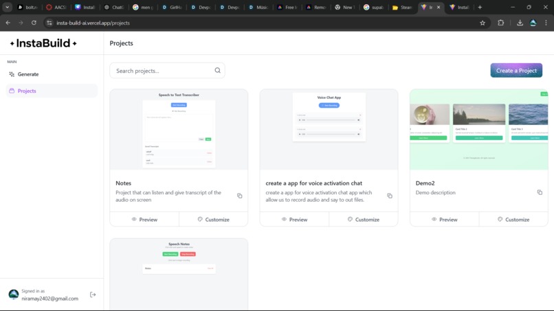 InstaBuild – screenshot 5