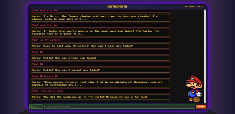 RETROMATE – screenshot 1