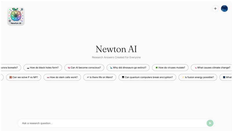 NewtonAI – screenshot 1