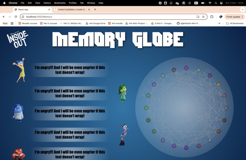 Inside Out Memory Globe – screenshot 2