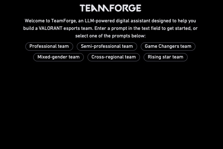 TeamForge – screenshot 1