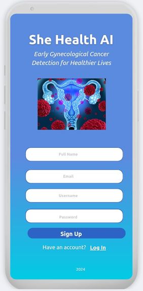 She Health AI: Early Gynecological Cancer detection system – screenshot 1