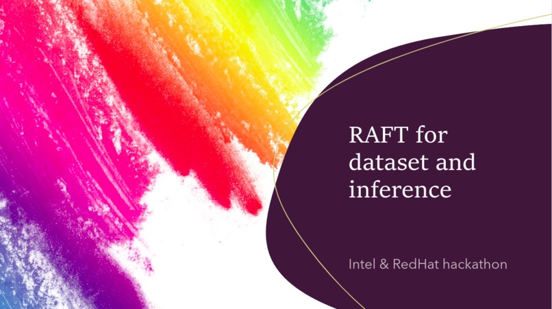 RAFT for dataset and inference – screenshot 1