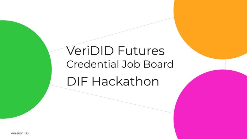 VeriDID Futures Credential Job Board – screenshot 1