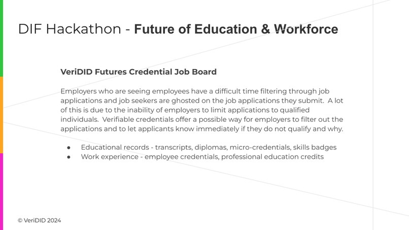 VeriDID Futures Credential Job Board – screenshot 3