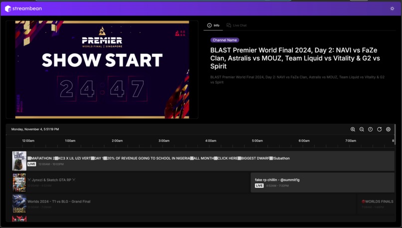 streambean.tv – screenshot 1