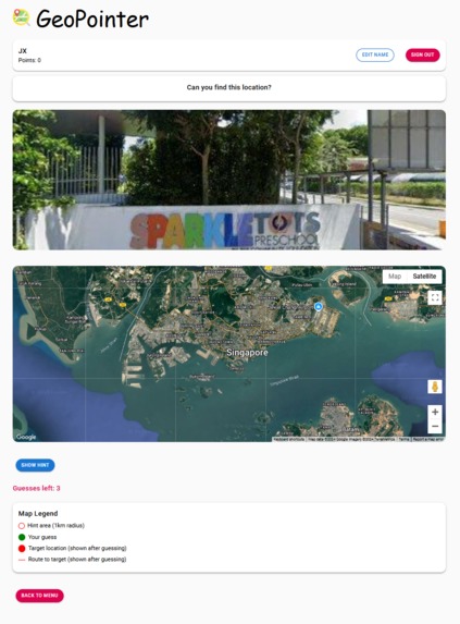 GeoPointer – screenshot 3