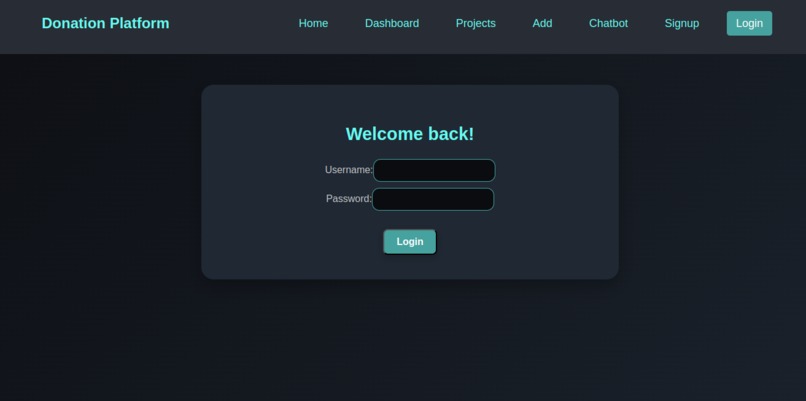 Project Donation App – screenshot 4