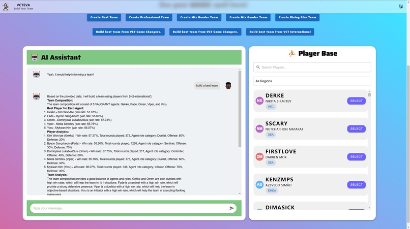 VCT EVA – screenshot 4