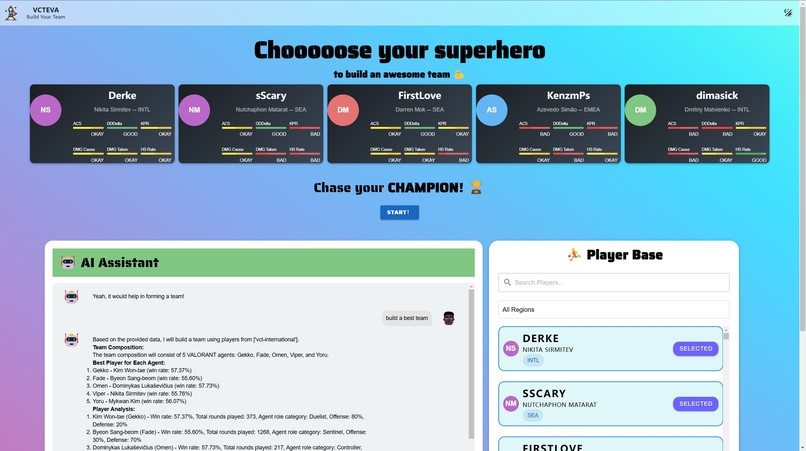 VCT EVA – screenshot 5