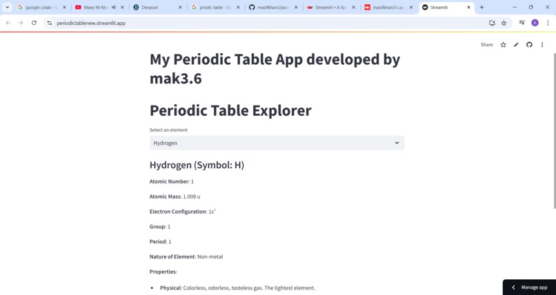  Interactive Periodic Table Application : 118 elements – screenshot 1