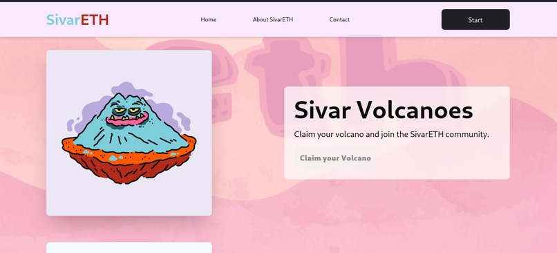 Dapp-SivarETH – screenshot 1